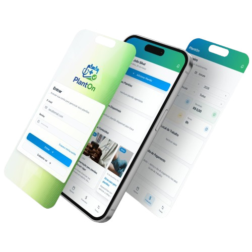 PlantOn App - Gestão de plantões para profissionais de saúde